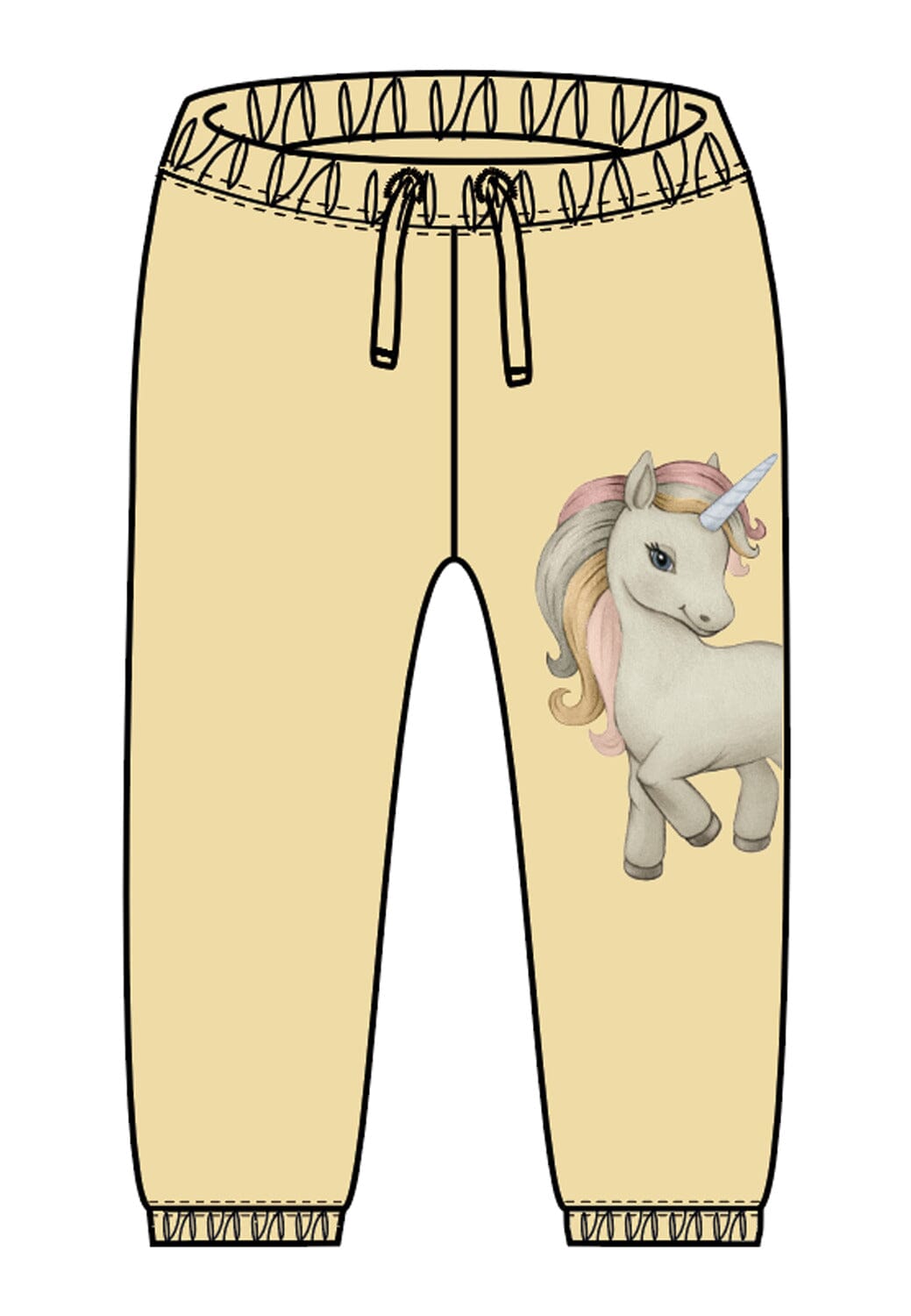 Name It, Nmfhelle Sweat Pant Unb, Double Cream