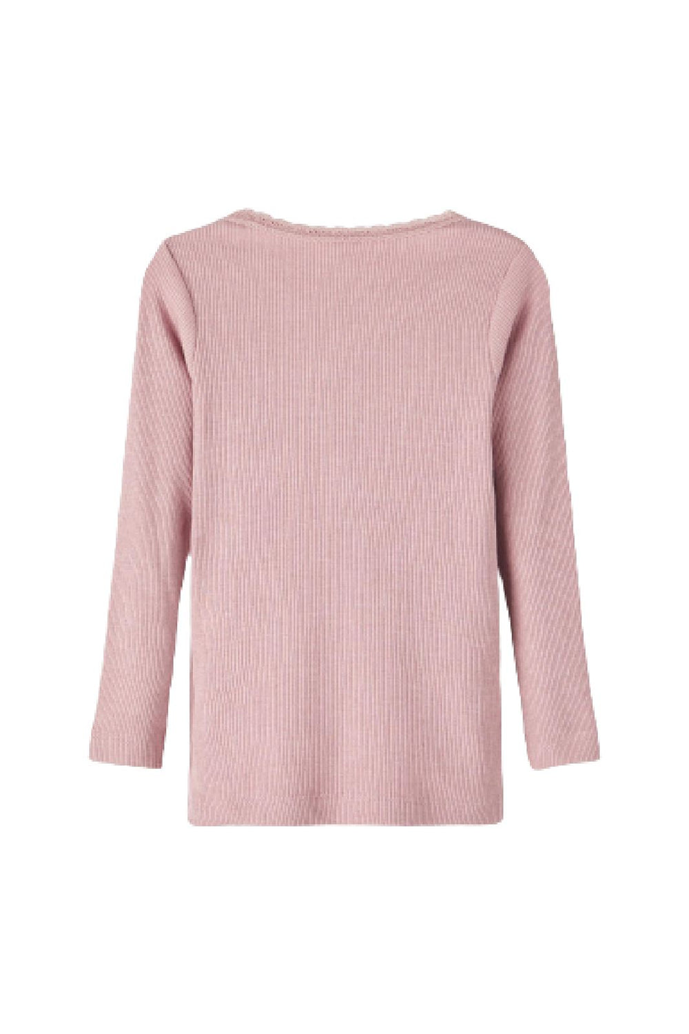 Name It - Nmfkab Ls Top - 4159992 Deauville Mauve Melange Bluser 