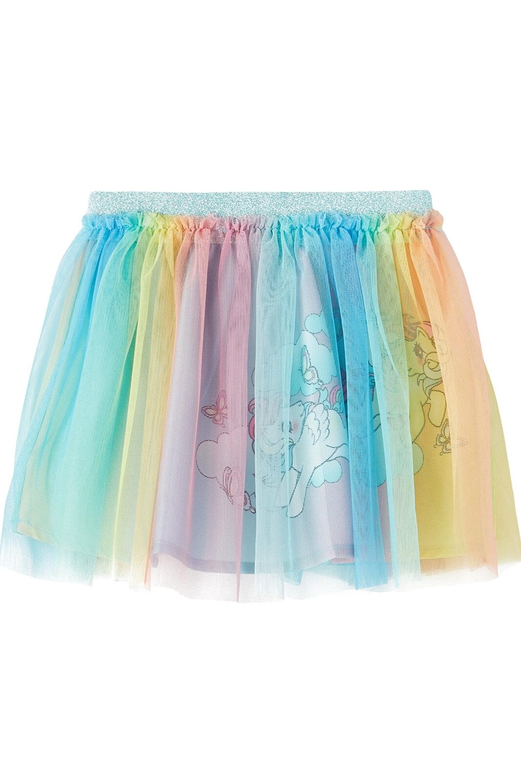 Name It - Nmfmaki Mlp Tulle Skirt Cplg - Aqua Splash Nederdele 