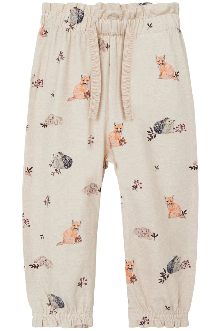 Name It - NmfNane Pant - Peyote Melange Bukser 