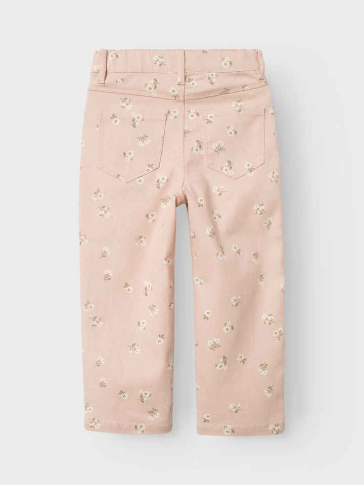 Name It, Nmfrose Straight Twill Pant 3217-Yf T, Sepia Rose FLORAL