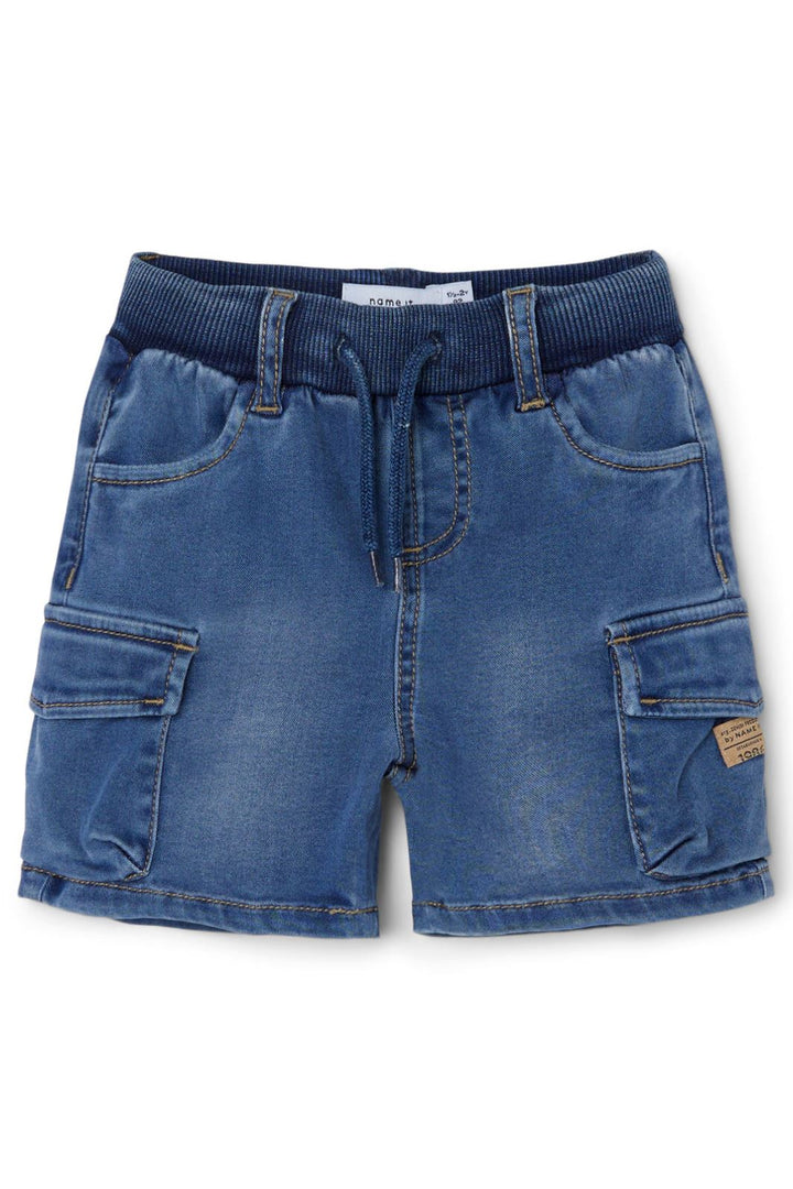 Name it - Nmmben Baggy L Shorts 8610-To - Medium Blue Denim Shorts 