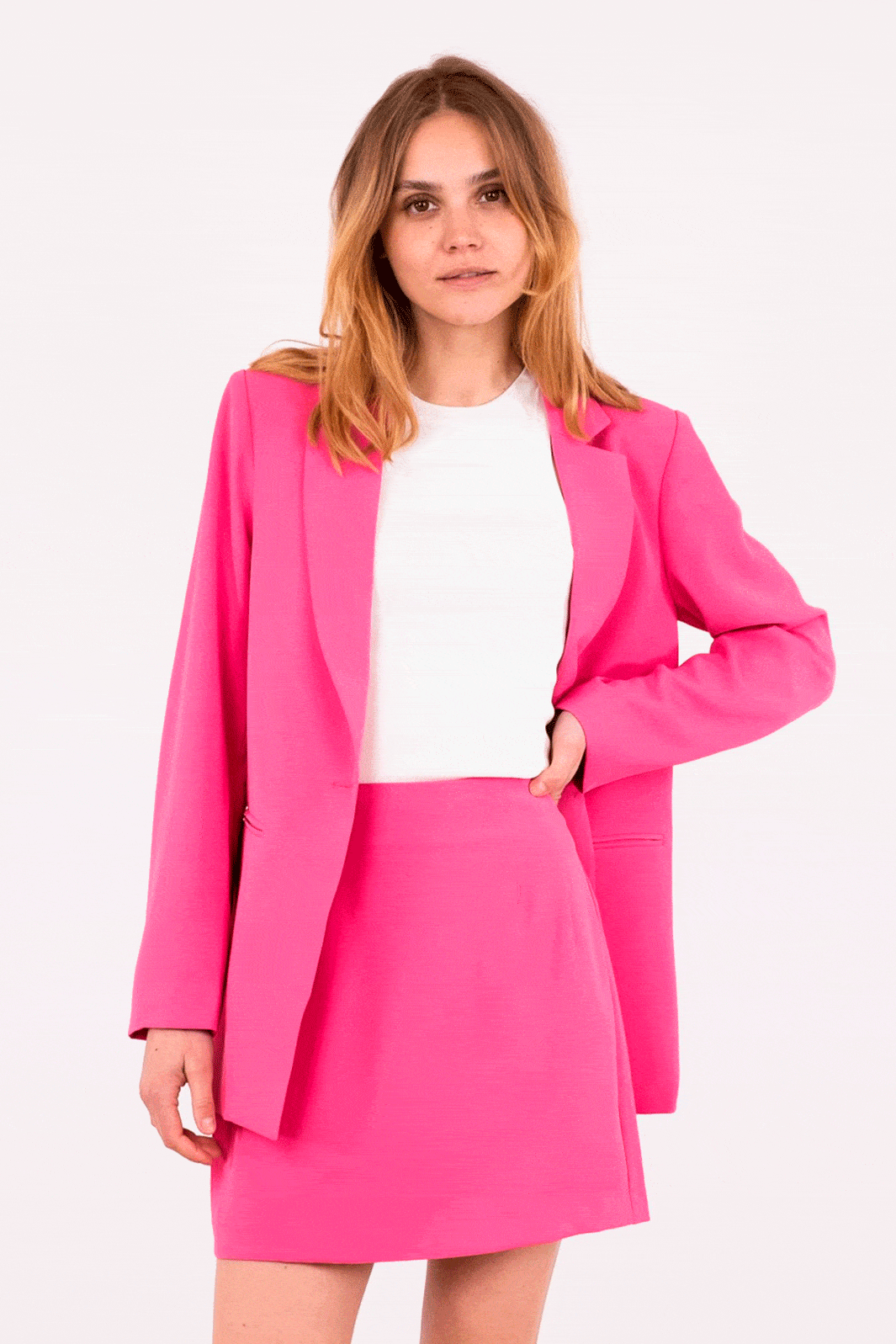 Neo Noir - Avery Blazer - Pink Blazere 