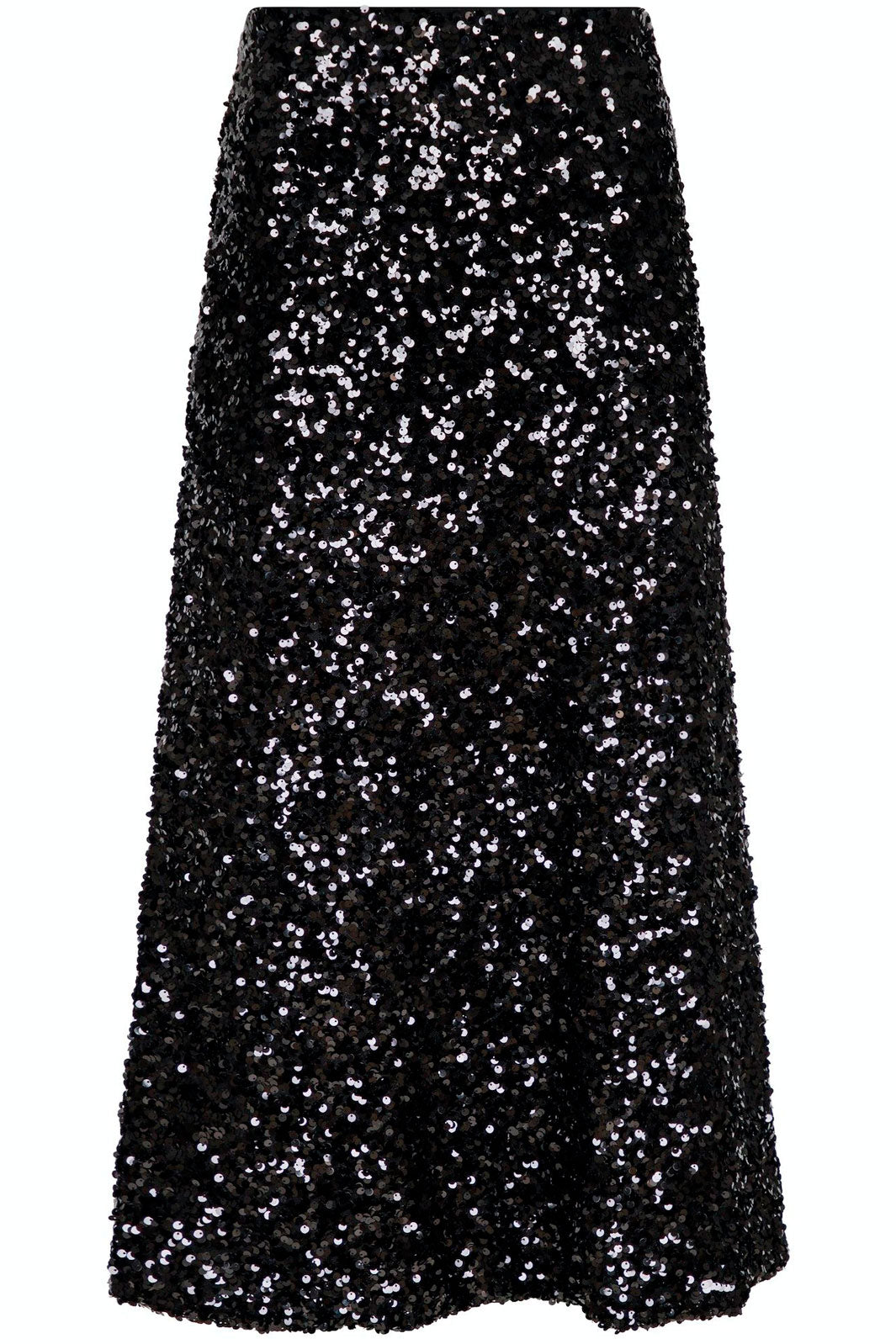 Neo Noir - Baira Fall Sequins Skirt - Black Nederdele 