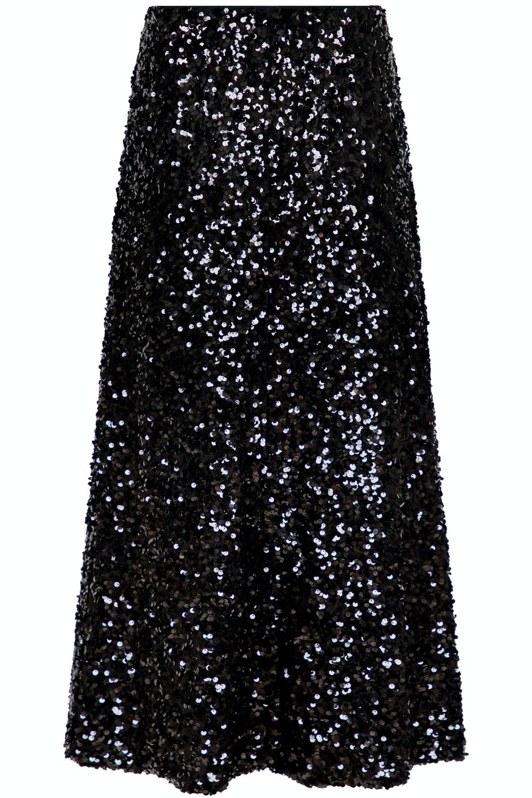 Neo Noir - Baira Fall Sequins Skirt - Black Nederdele 