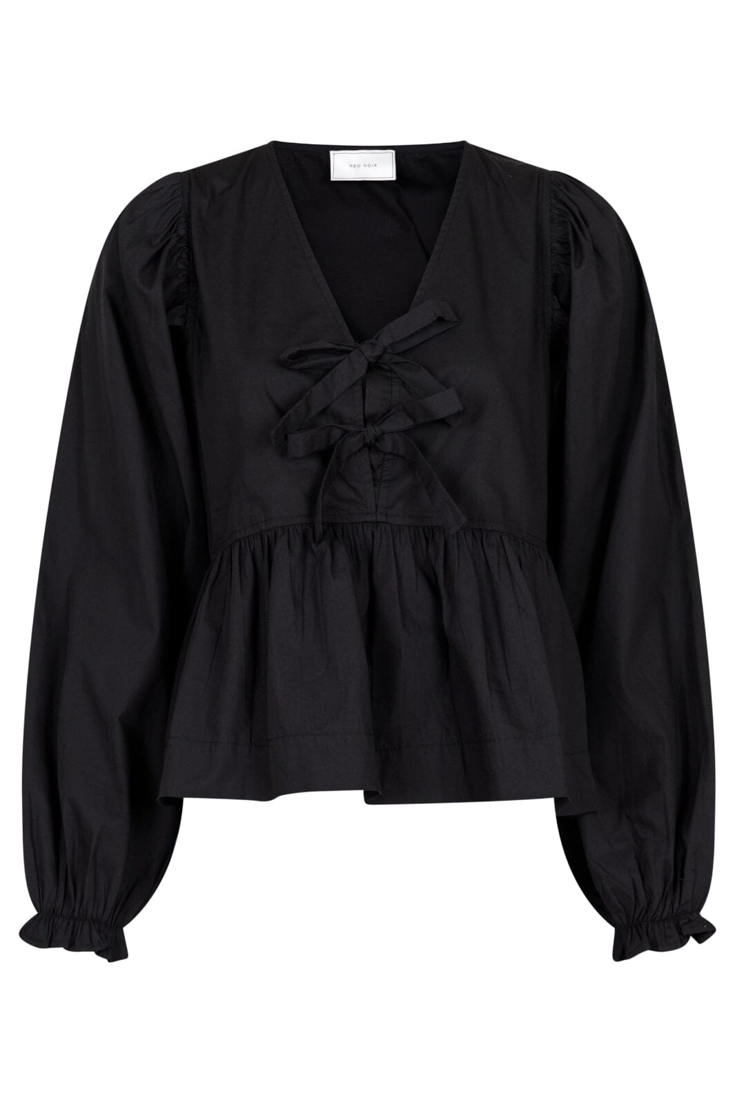 Neo Noir - Bessie C Poplin Blouse - Black 