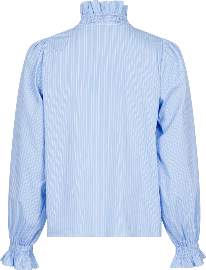Neo Noir - Brielle Stripe Shirt - Light Blue