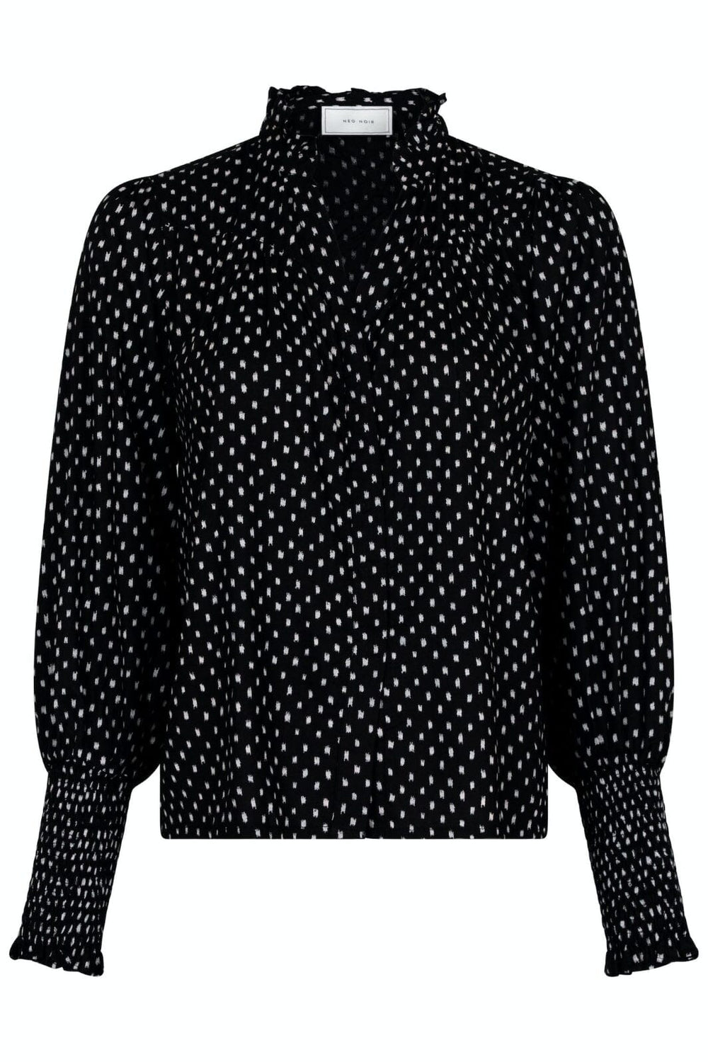 Neo Noir - Camisa Mini Stitch Blouse - Black Bluser 