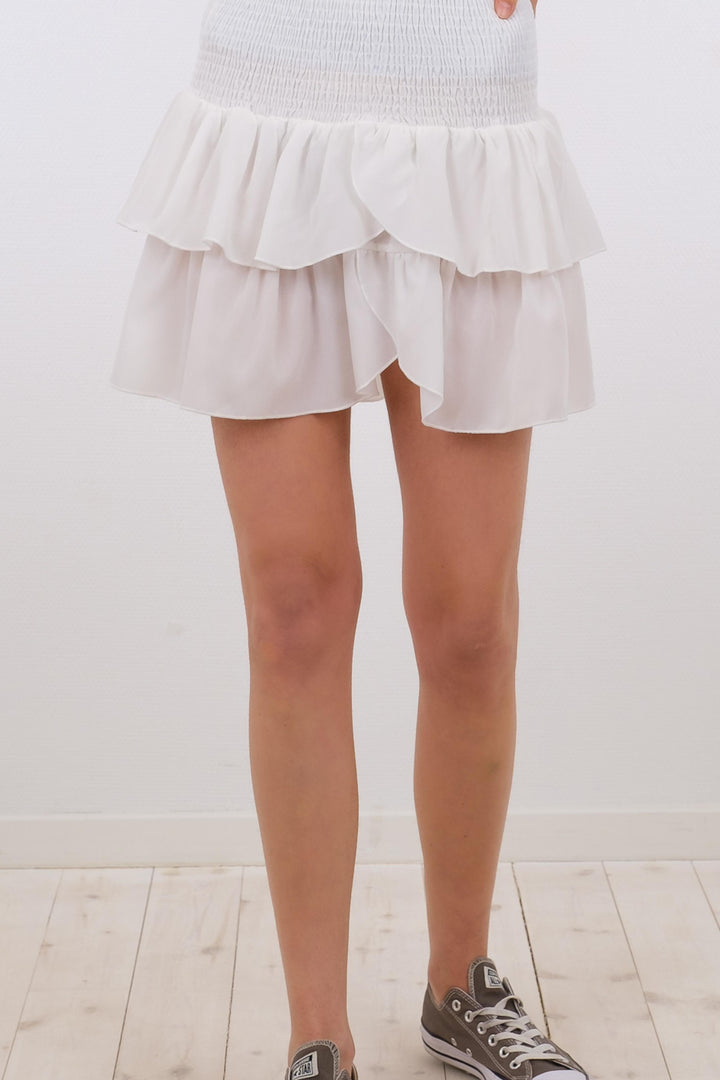 Neo Noir - Carin R Skirt - White