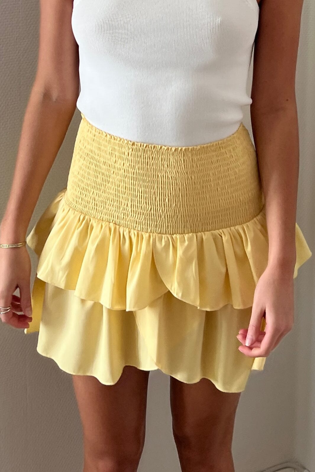 Neo Noir - Carin R Skirt - Yellow Nederdele 