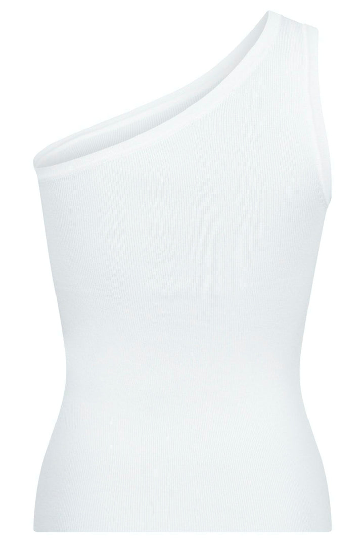 Neo Noir - Clementine Knitted Top - White Toppe 