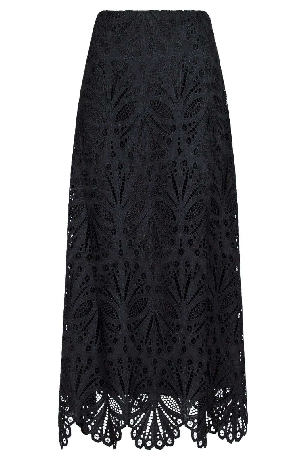 Neo Noir - Daia Embroidery Skirt - Black 