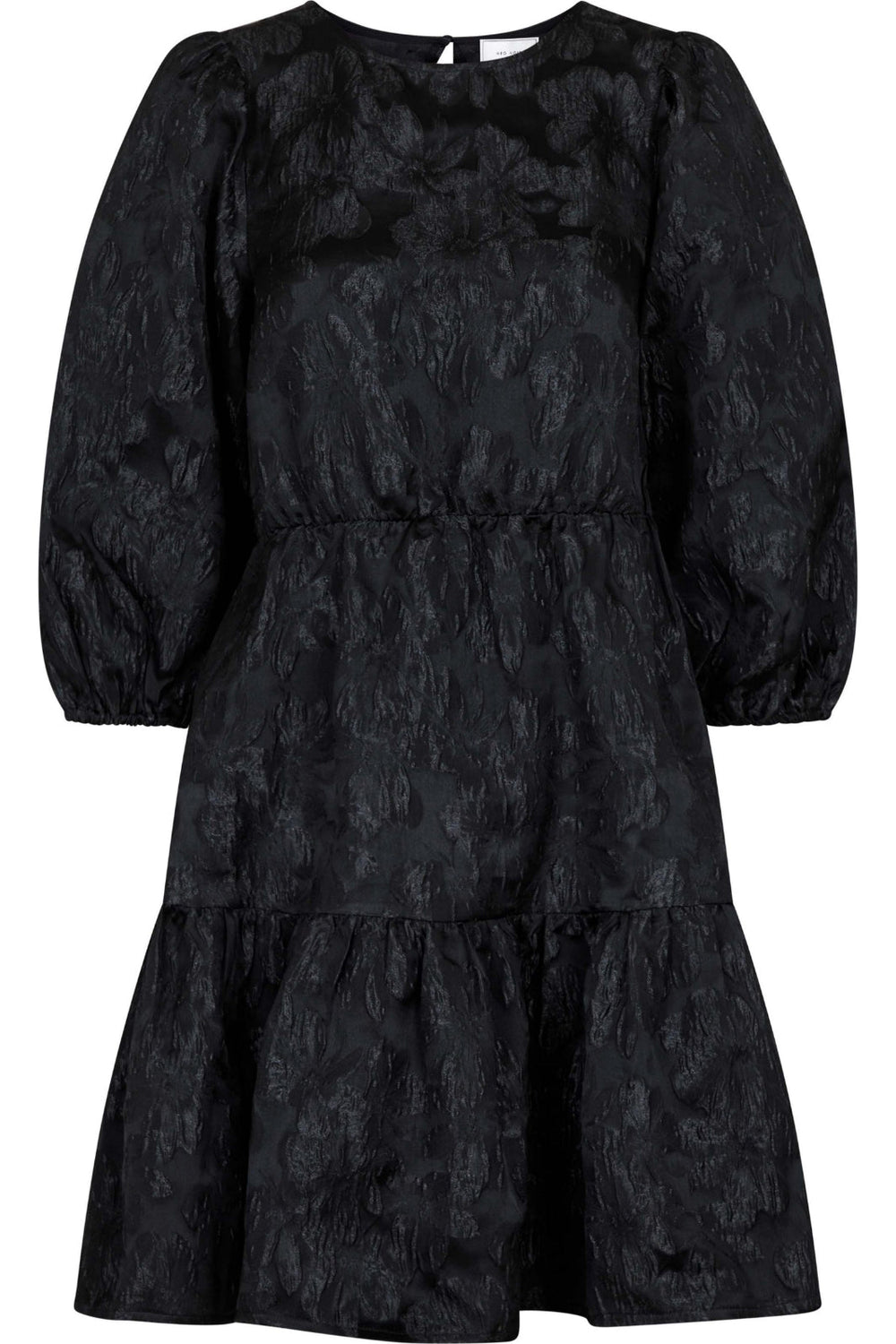 Neo Noir - Dayana Glitzy Flower Dress - Black Kjoler 