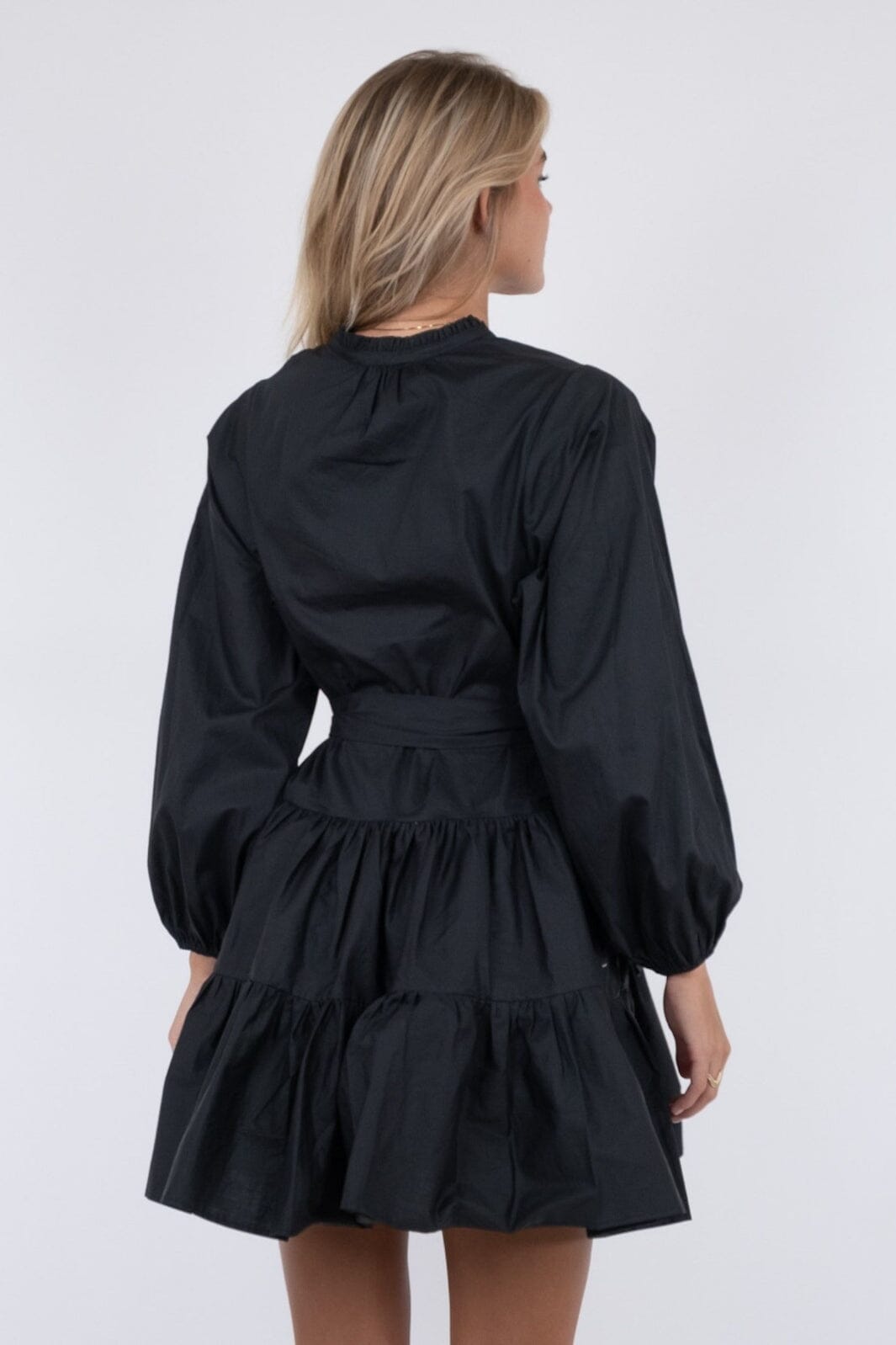 Neo Noir - Debbie Poplin Dress - Black Kjoler 