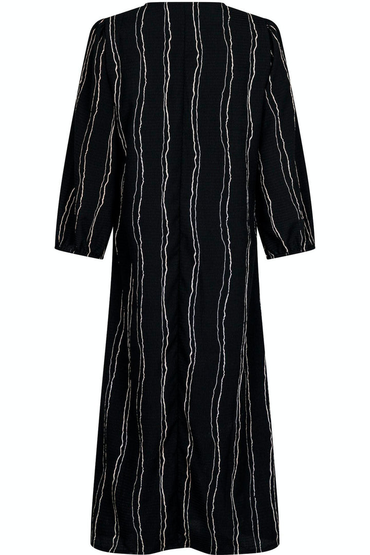 Neo Noir - Delfina Art Line Dress - Black Kjoler 