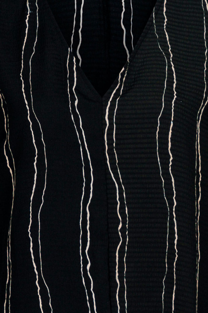 Neo Noir - Delfina Art Line Dress - Black Kjoler 