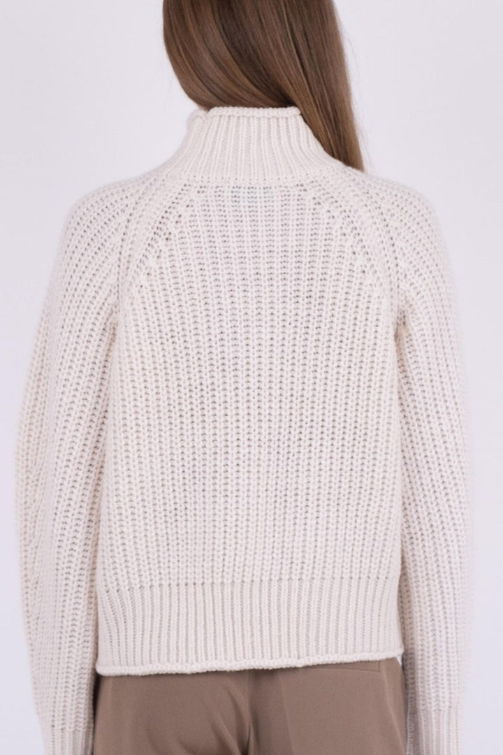 Neo Noir - Dolce Knit Blouse - Ivory Strikbluser 