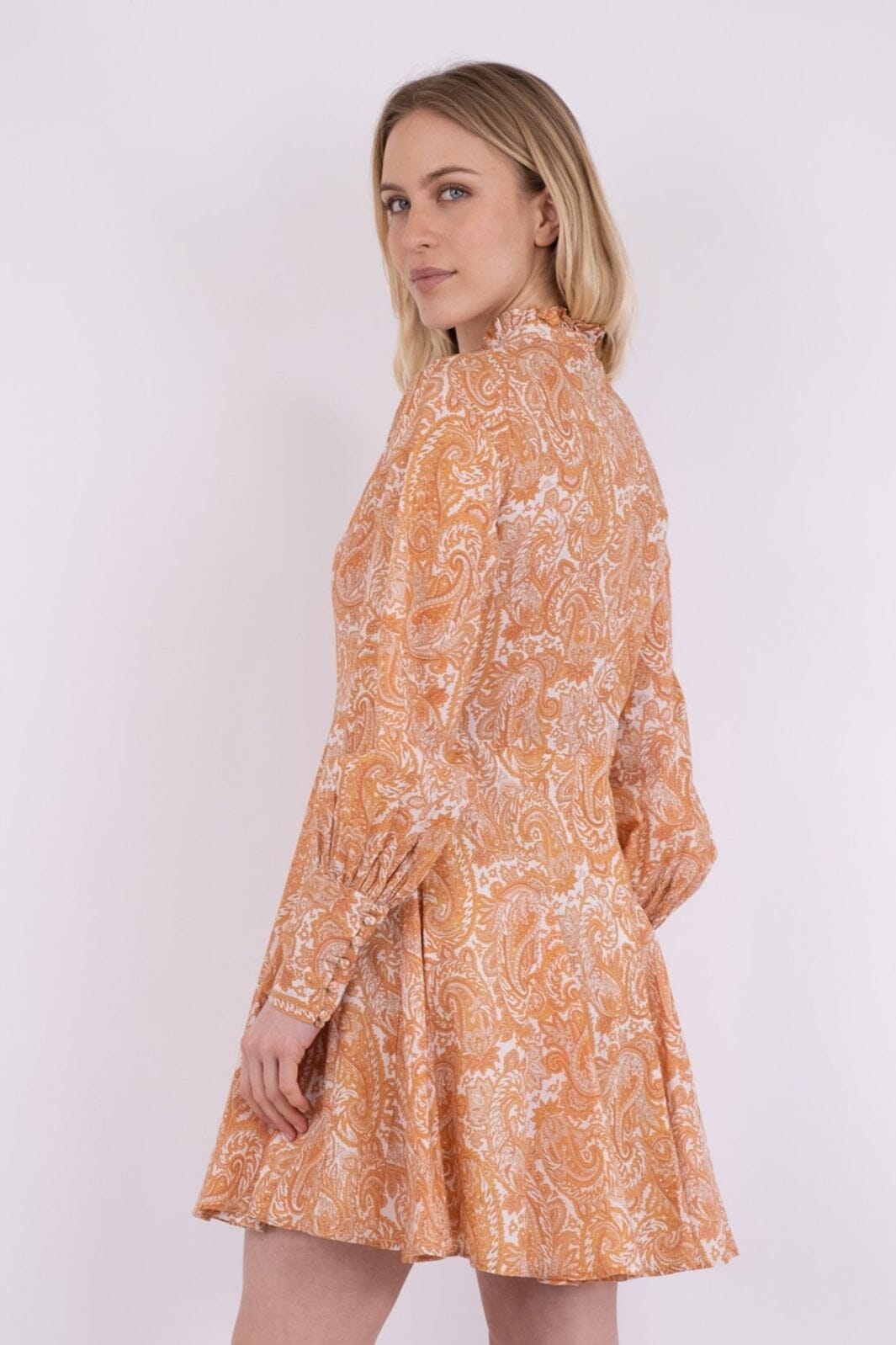 Neo Noir - Florence Paisley Dress - Tangerine Kjoler 