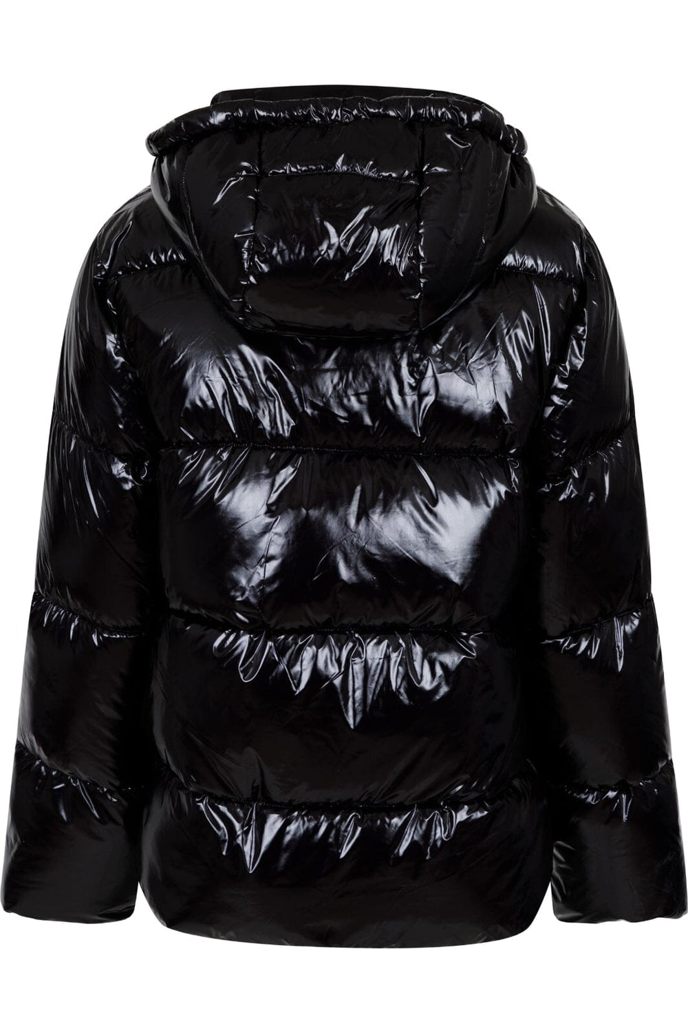 Neo Noir - Fox Shine Puffer Jacket - Black Jakker 