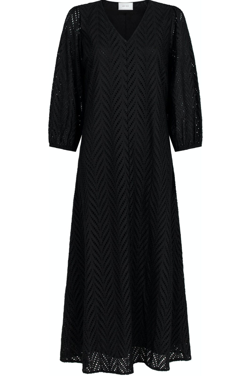 Neo Noir - Halfina Wave Dress - Black Kjoler 