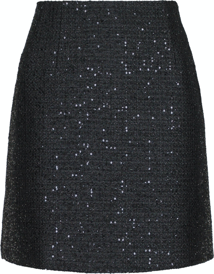 Neo Noir - Helmine Sequins Skirt - Black