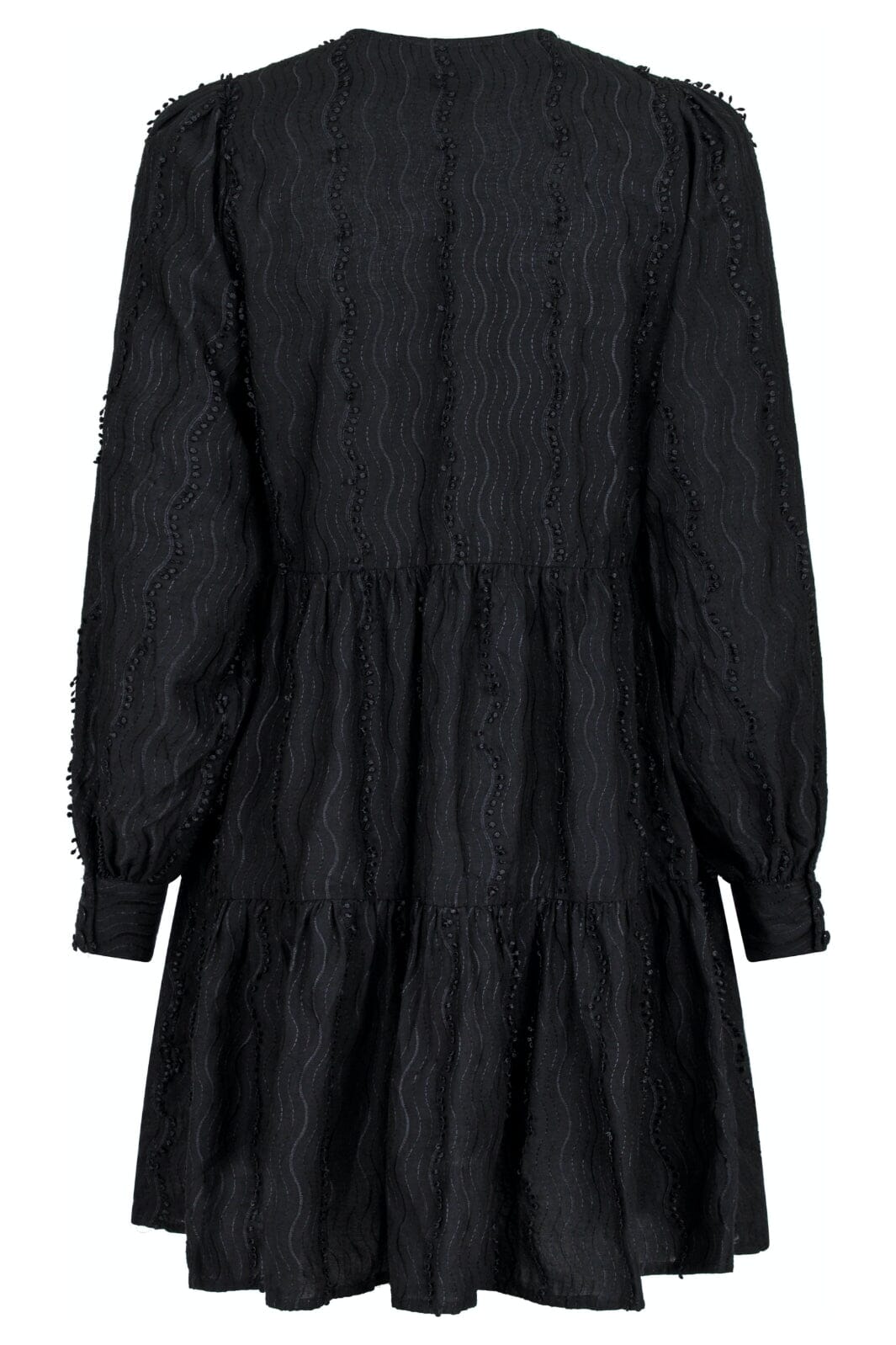 Neo Noir - Katrina Wave Dress - Black Kjoler 