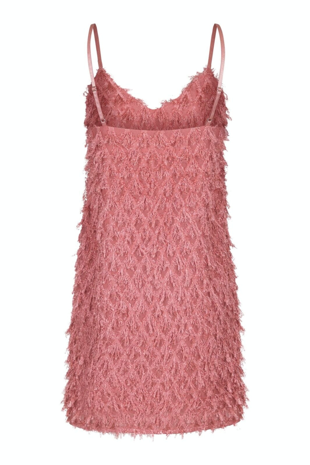 Neo Noir - Lilja Fringe Dress - Dusty Rose Kjoler 