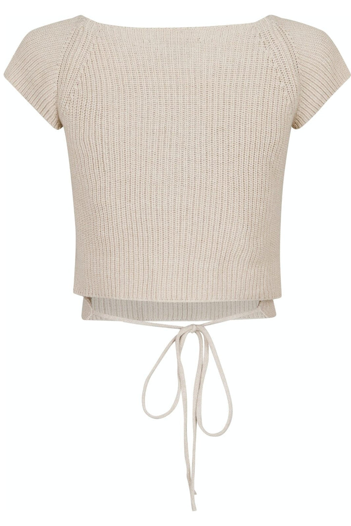 Neo Noir - Lunni Knit Top - Sand T-shirts 