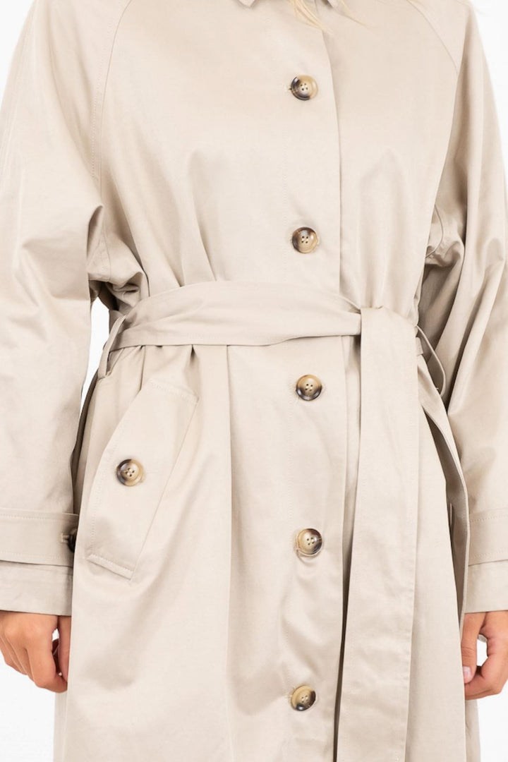 Neo Noir - Marcarena Trenchcoat - Sand Jakker 