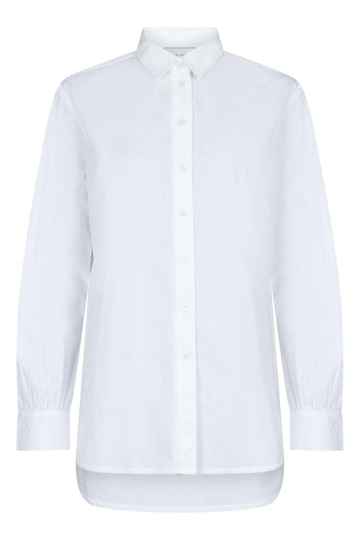 Neo Noir - Margit C Poplin Shirt - White Skjorter 