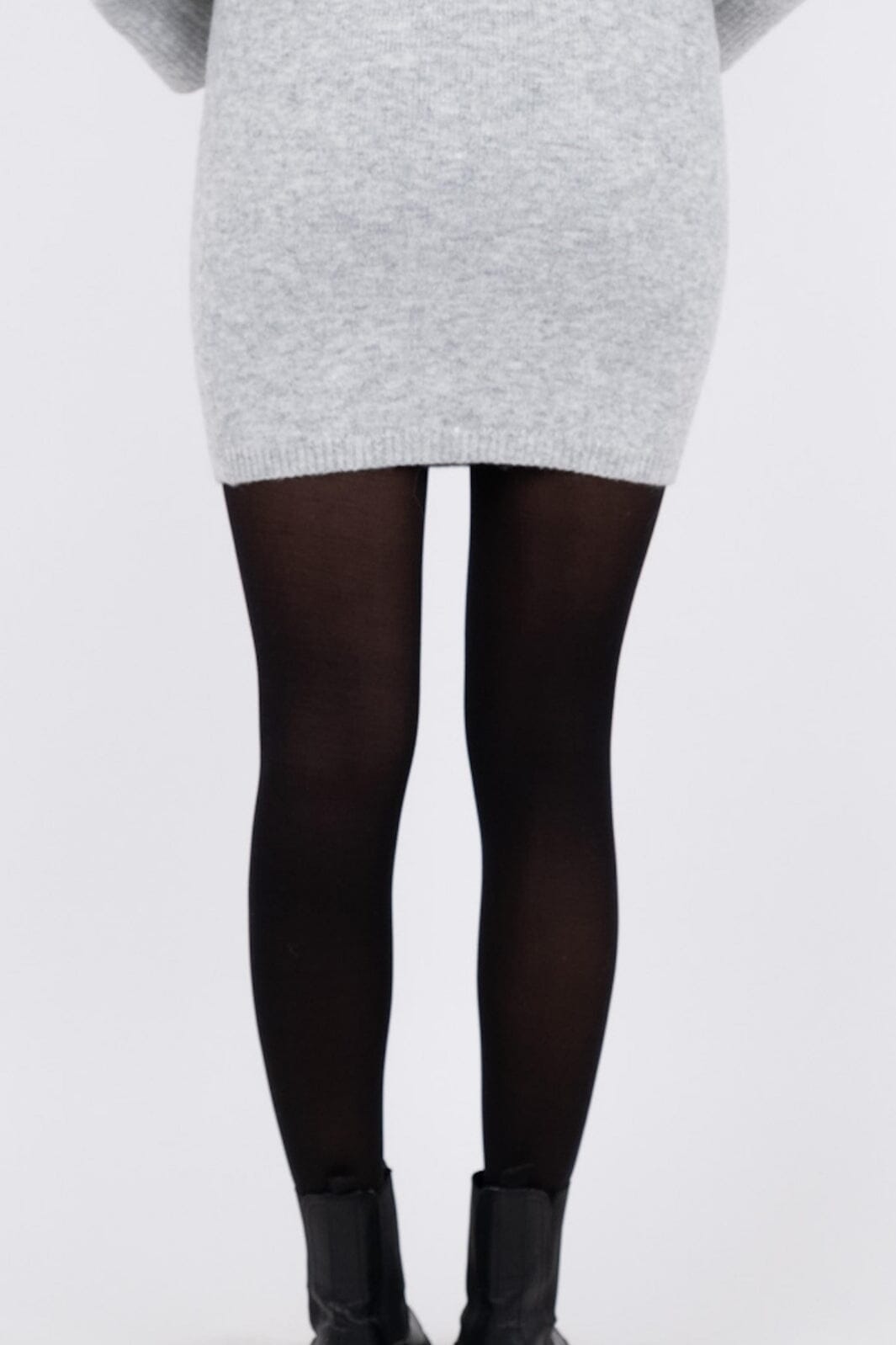 Neo Noir - Marie Knit Skirt - Light Grey Melange Nederdele 