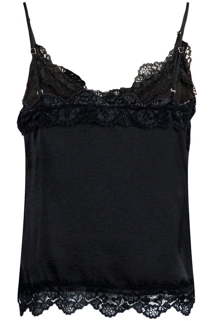 Neo Noir - Nusa Lace Top - Black Toppe 