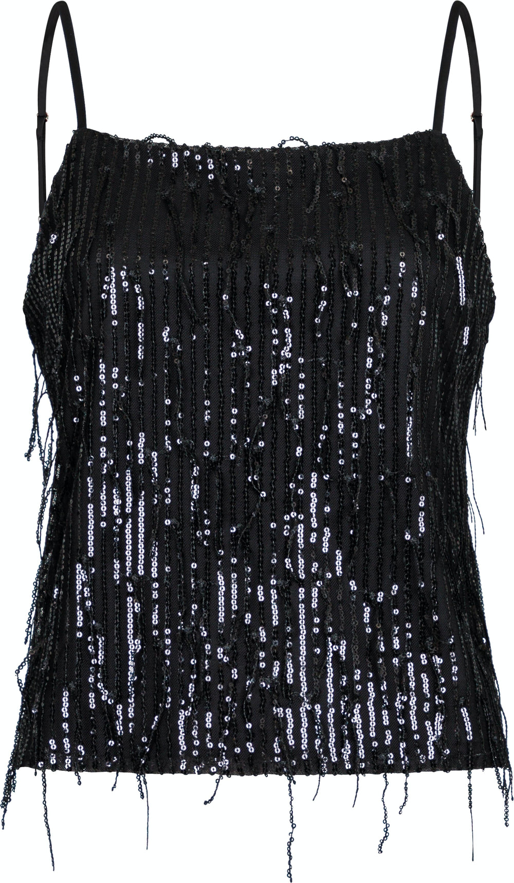 Neo Noir - Reganna Sequins Top - Black