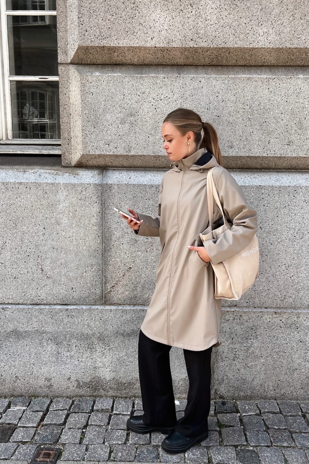 Neo Noir - Rocco C Jacket - Taupe Regnjakker 