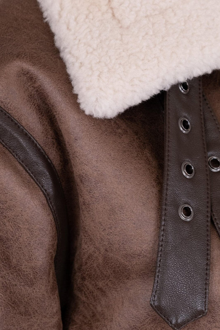 Neo Noir - Sadie Teddy Jacket - Brown Jakker 