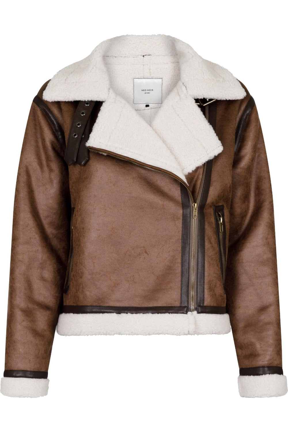 Neo Noir - Sadie Teddy Jacket - Brown Jakker 