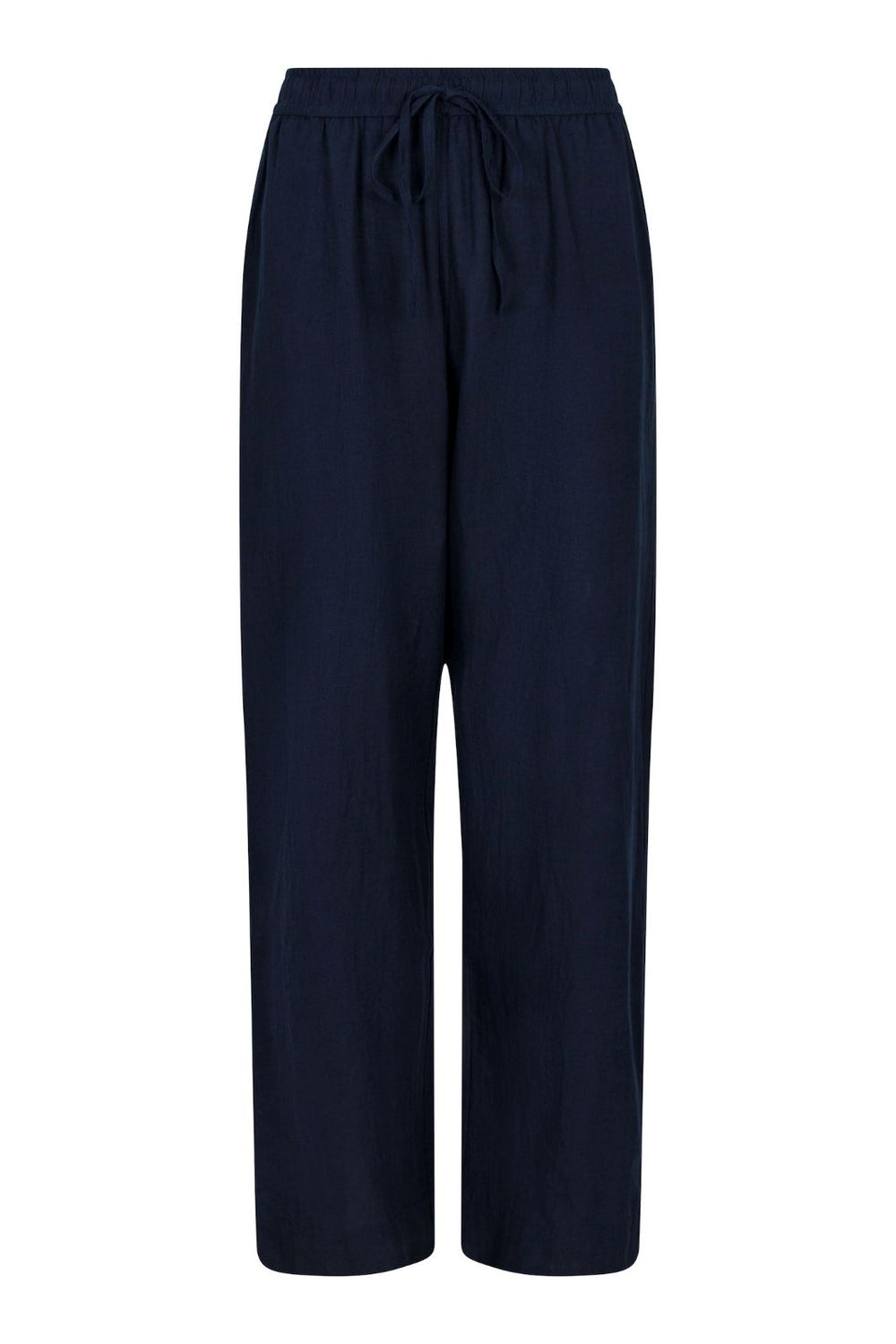 Neo Noir - Sonar Linen Pants - Navy Bukser 