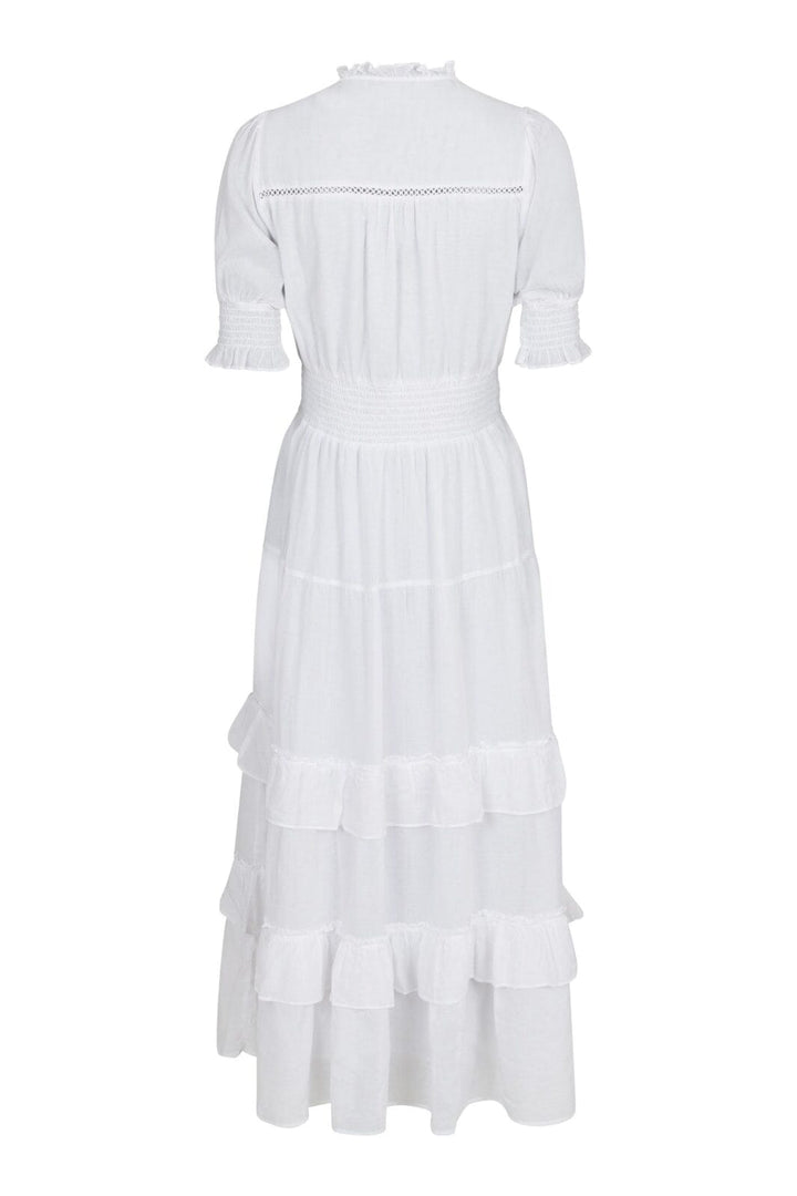 Neo Noir - Sophie S Voile Dress - White Kjoler 