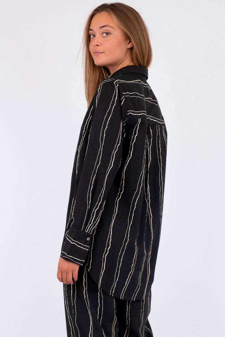 Neo Noir - Sound Art Line Shirt - Black Skjorter 