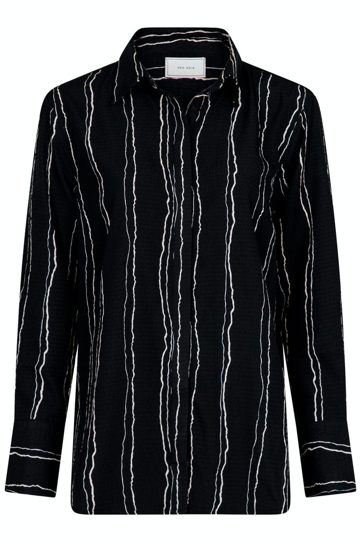 Neo Noir - Sound Art Line Shirt - Black Skjorter 