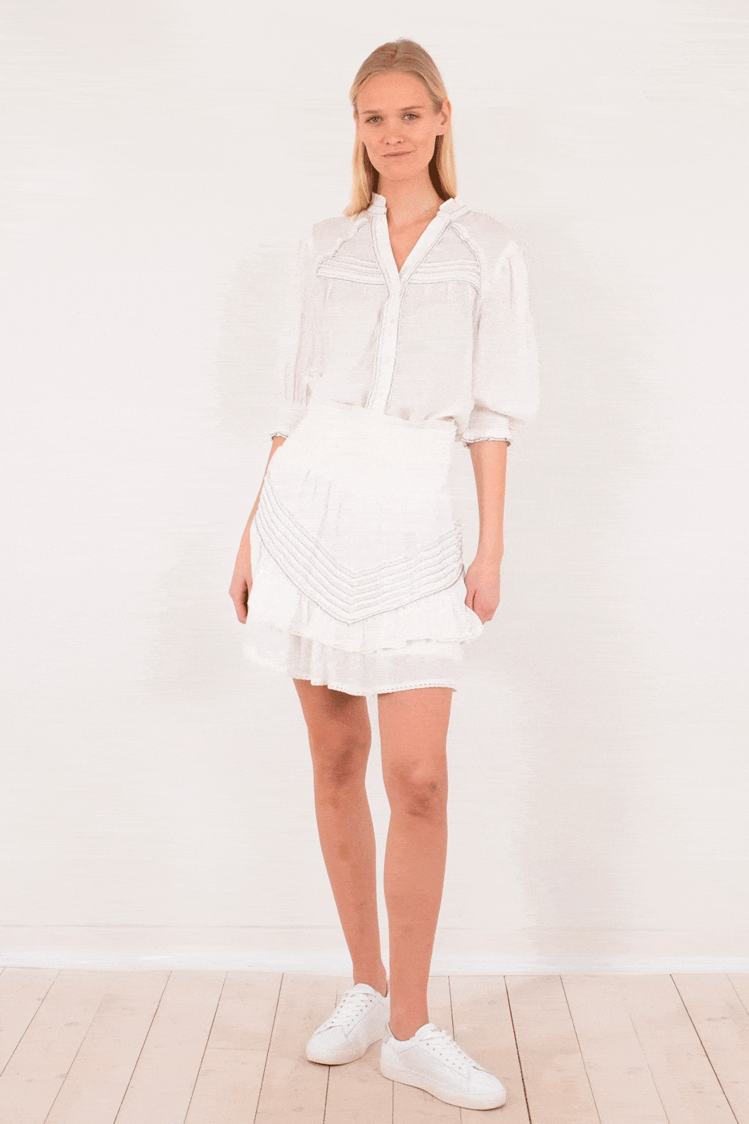 Neo Noir - Tatin Skirt - Off White Nederdele 
