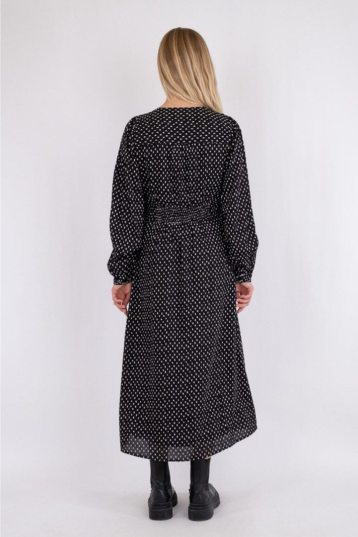 Neo Noir - Timma Mini Stitch Dress - Black Kjoler 