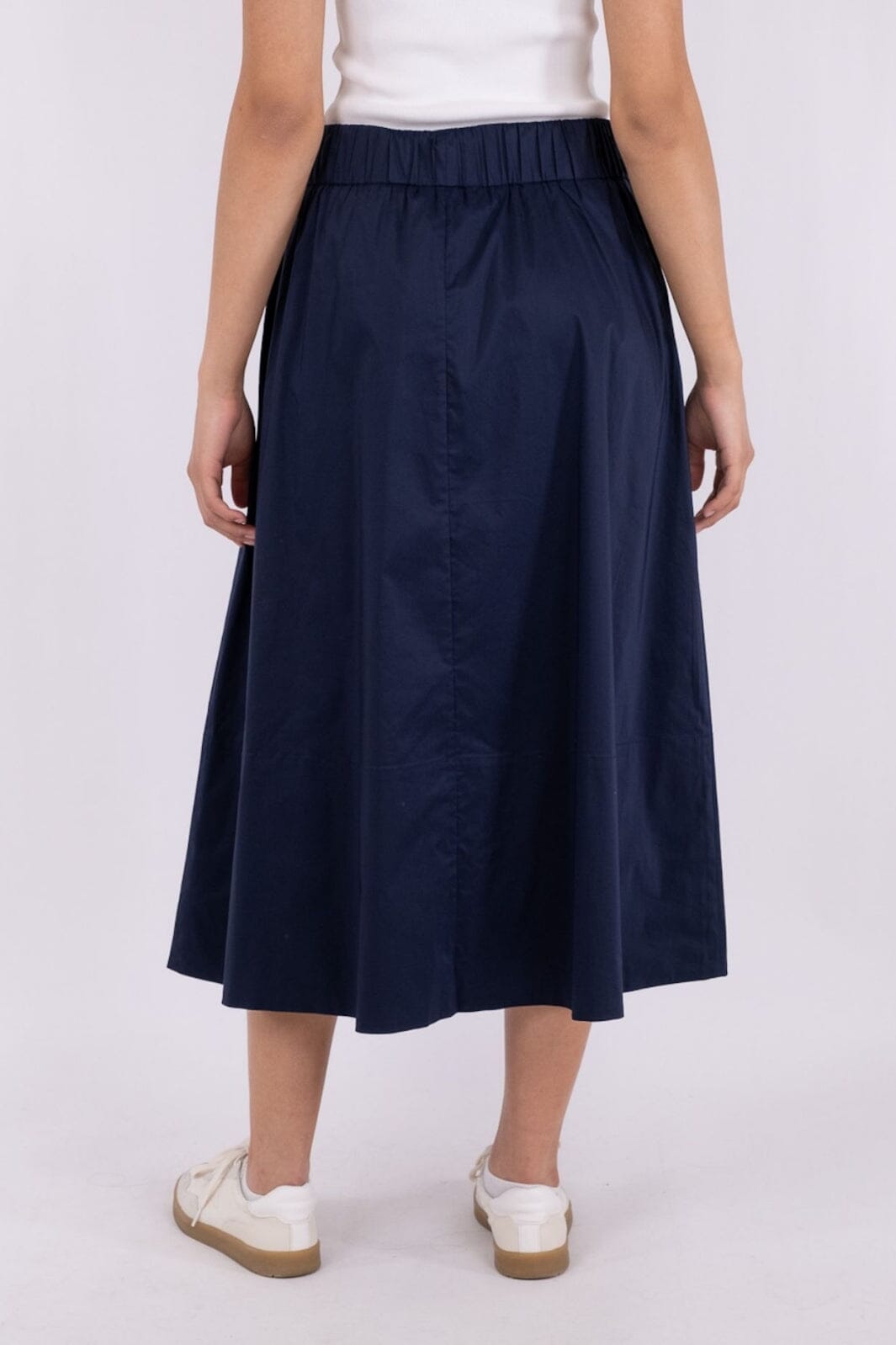 neo noir yara poplin skirt light taupe