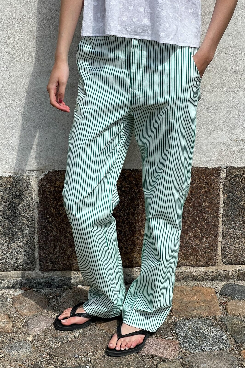Ombord Ashley Furman kamera Neo Noir | Zuzan Big Stripe Pants - Green » Molly&My