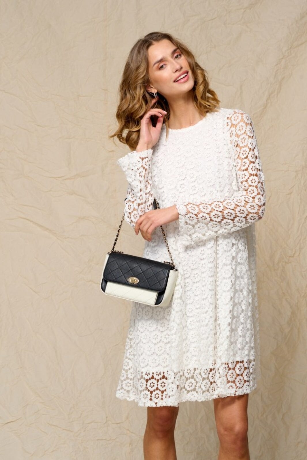 Noella - Asmara Short Dress - White Kjoler 
