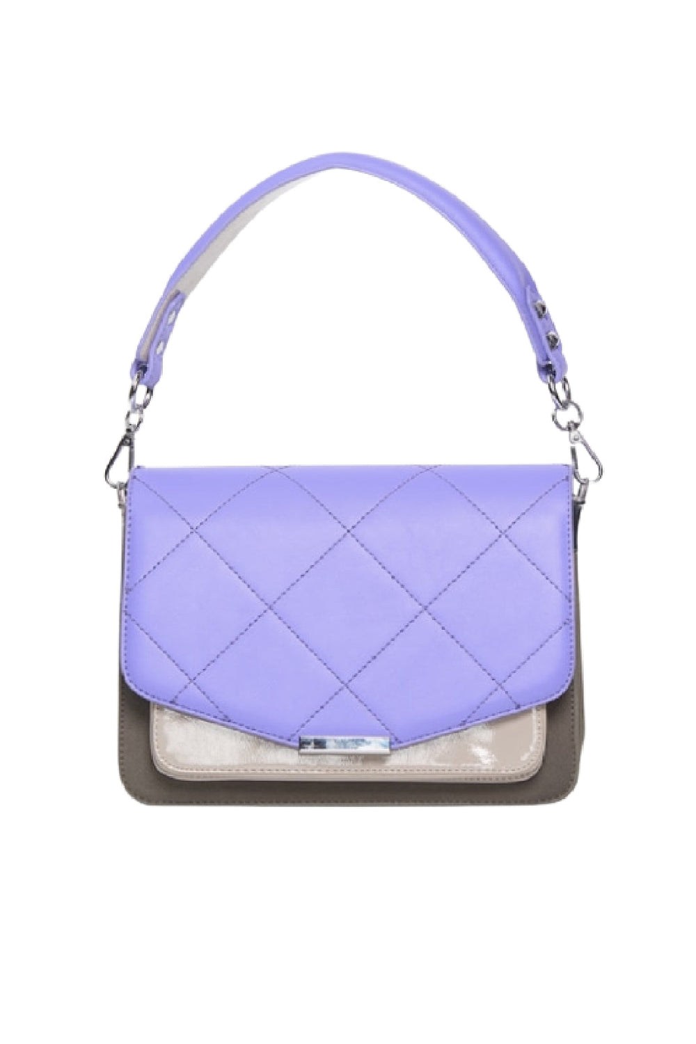 Noella - Blanca Bag Medium - Bright Purple/Grey Lak/Grey Tasker 