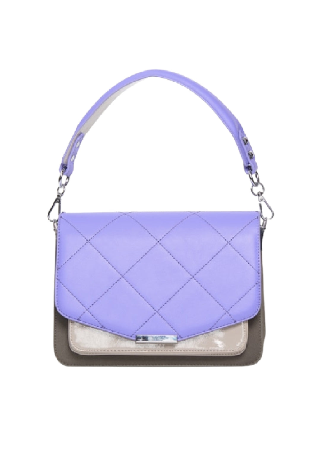 Noella - Blanca Bag Medium - Bright Purple/Grey Lak/Grey Tasker 