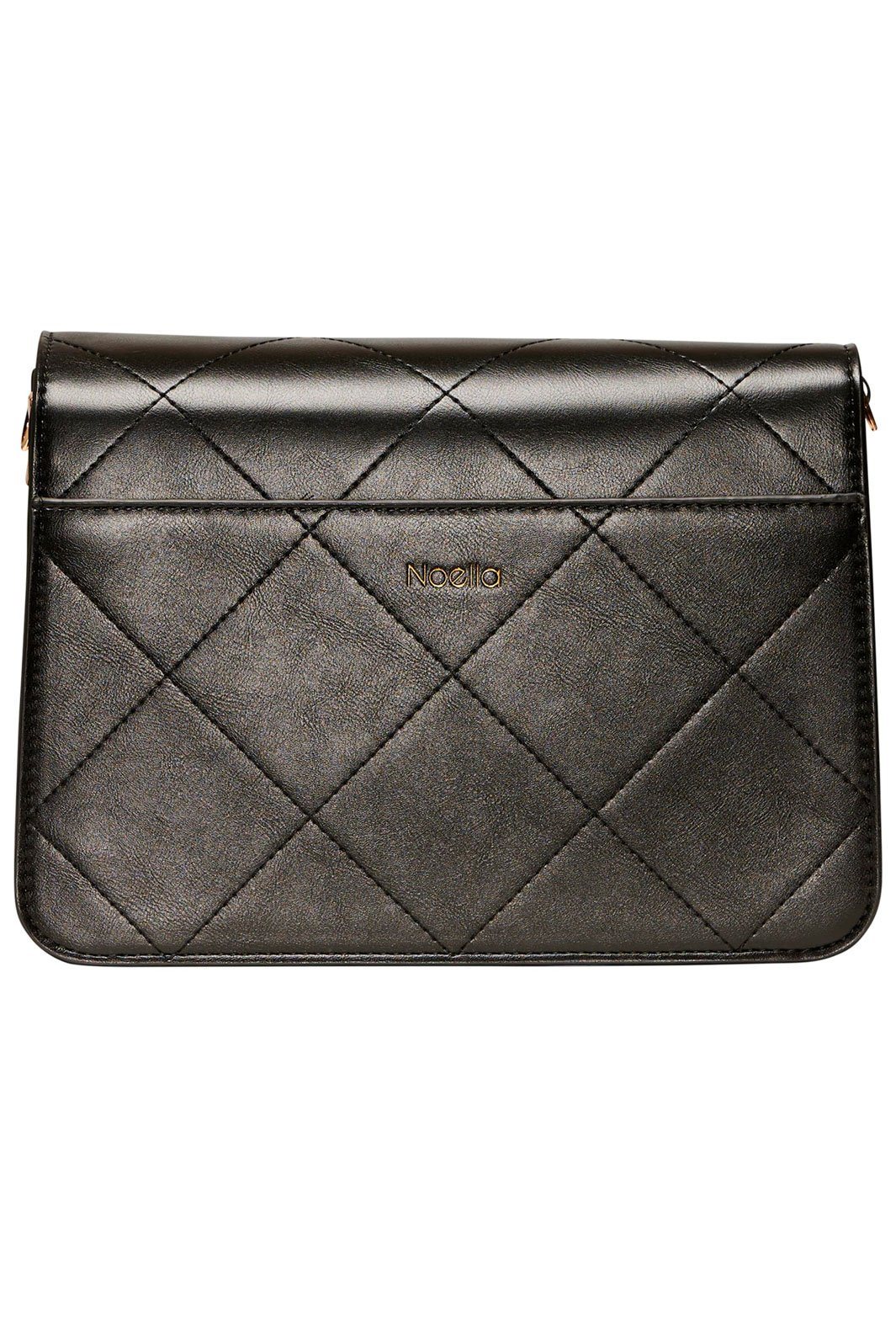 Noella - Blanca Multi Compartment Bag - Black Leather Look Tasker 