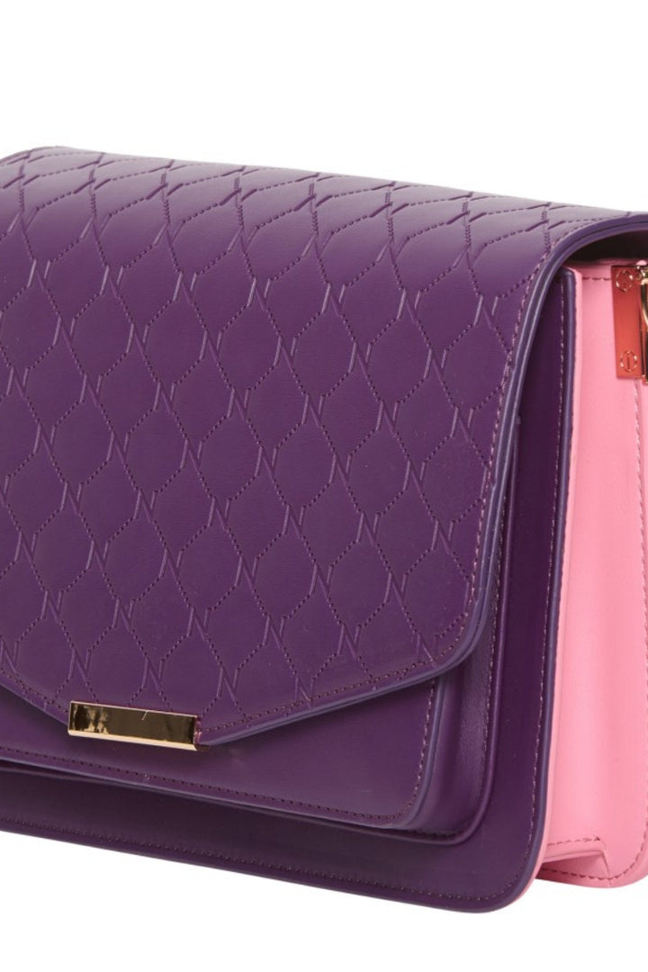 Noella - Blanca Multi Compartment Logo Bag - Plum Light Pink Tasker 