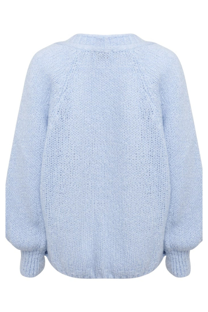 Noella - Fora Knit Cardigan - Lightblue Cardigans 